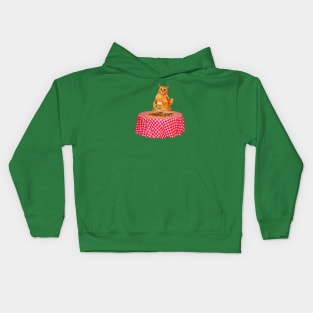 Pizza Cat Kids Hoodie